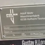 Polar 76 EM-Schneidemaschine – Bild 1