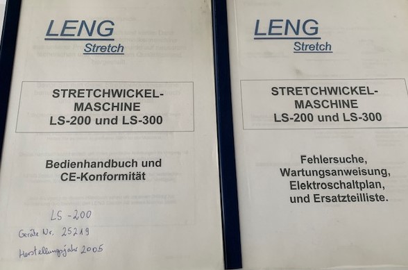Leng – Stretch-Folienwickelmaschine-LS 200 – Bild 1